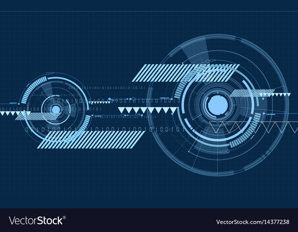 Modern Tech Grid Display