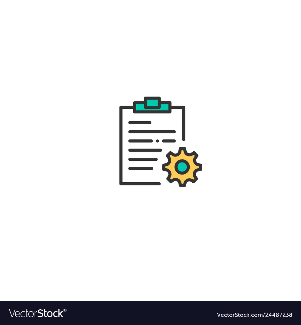 Notepad icon design interaction Vector Image Notepad icon design interaction
