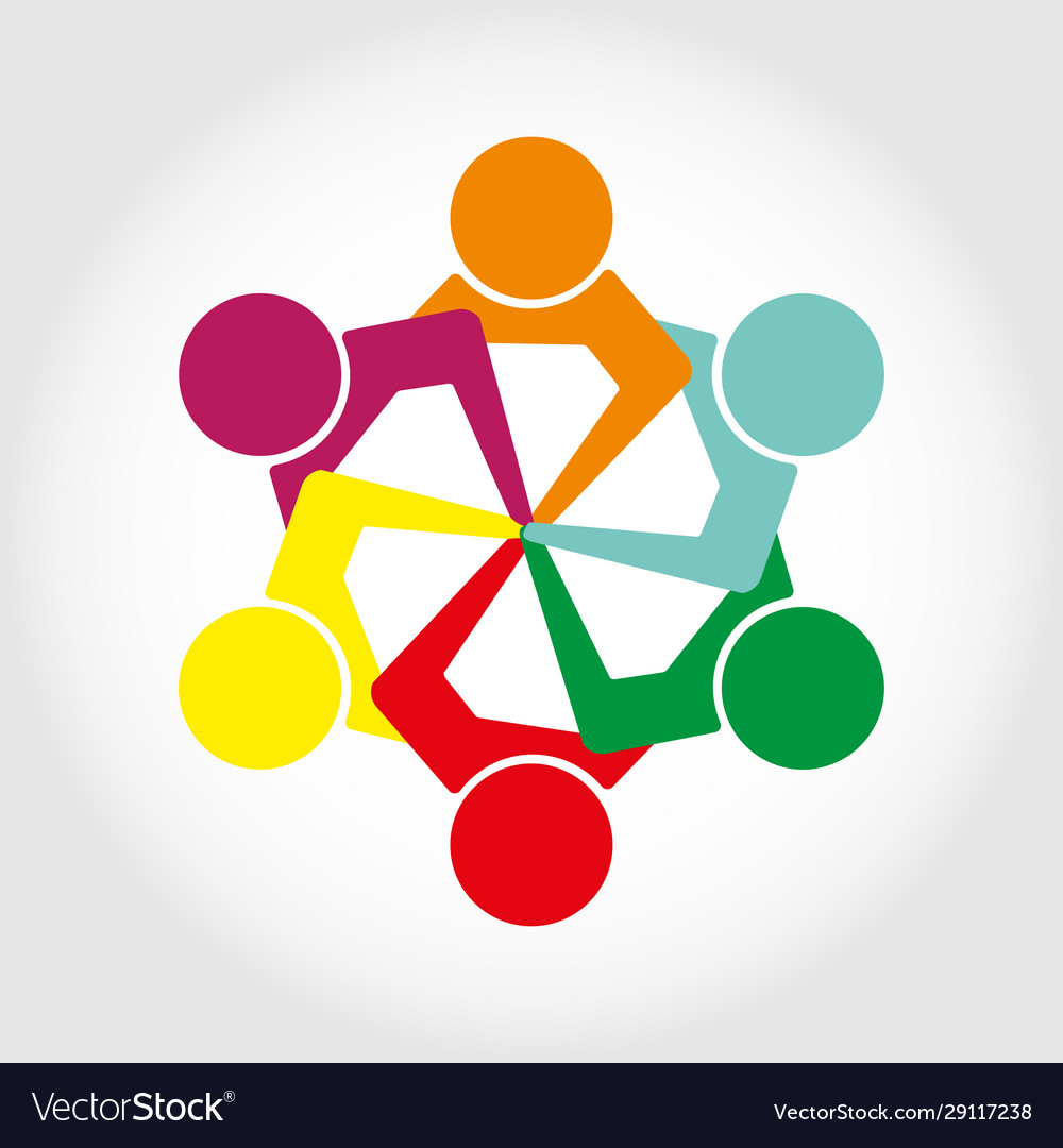 Unity Symbol - Diverse People