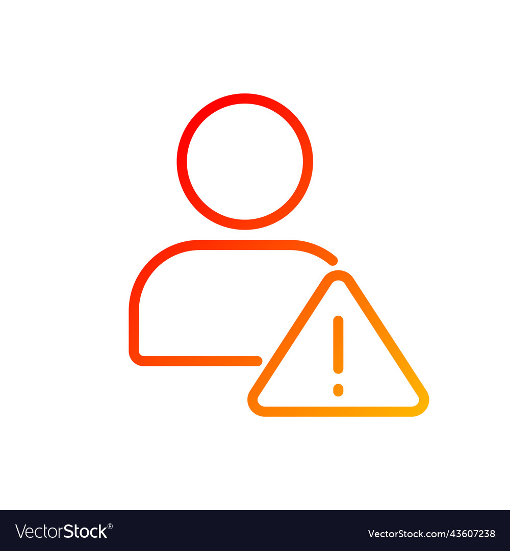 Unknown user warning pixel perfect gradient