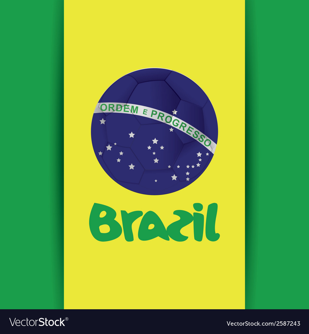 Abstract background with a brazil allusive objects