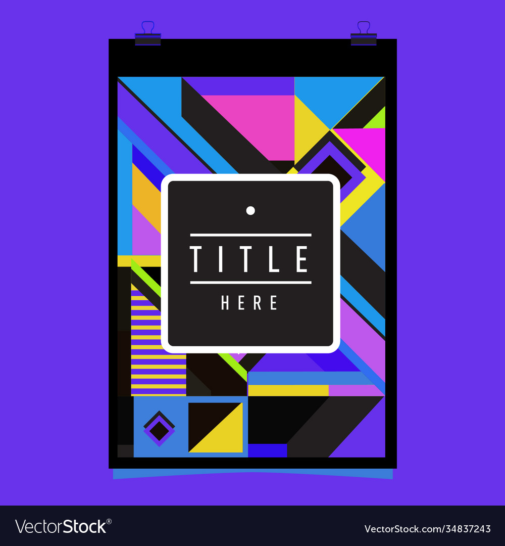 Abstract colorful geometric pattern background