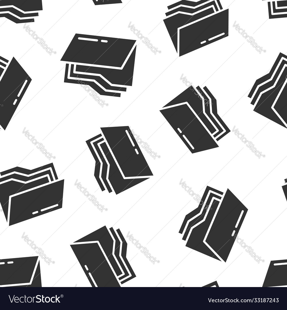File folder icon in flat style documents archive vector image File folder icon in flat style documents archive