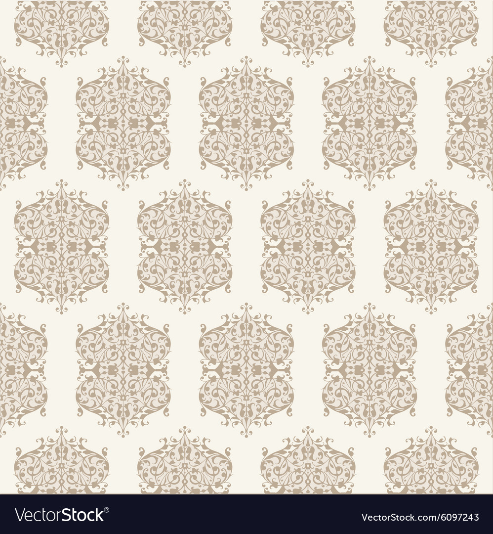 Floral vintage rustic seamless pattern