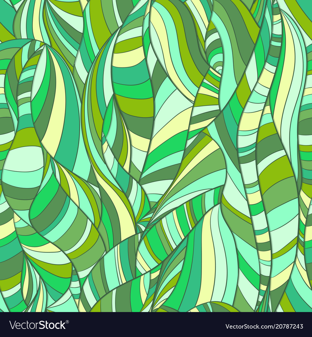 Multicolored seamless background lines and waves vector image Multicolored seamless background lines and waves