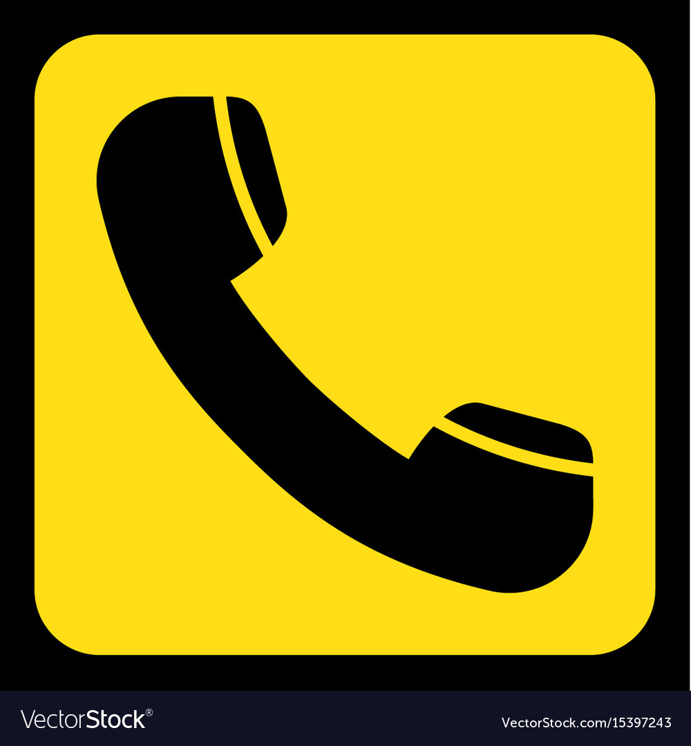Retro Telefon Icon Sign