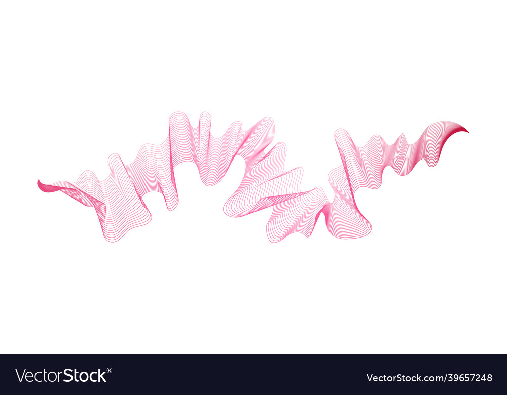 Abstract backdrop with wave gradient lines vector image Abstract backdrop with wave gradient lines