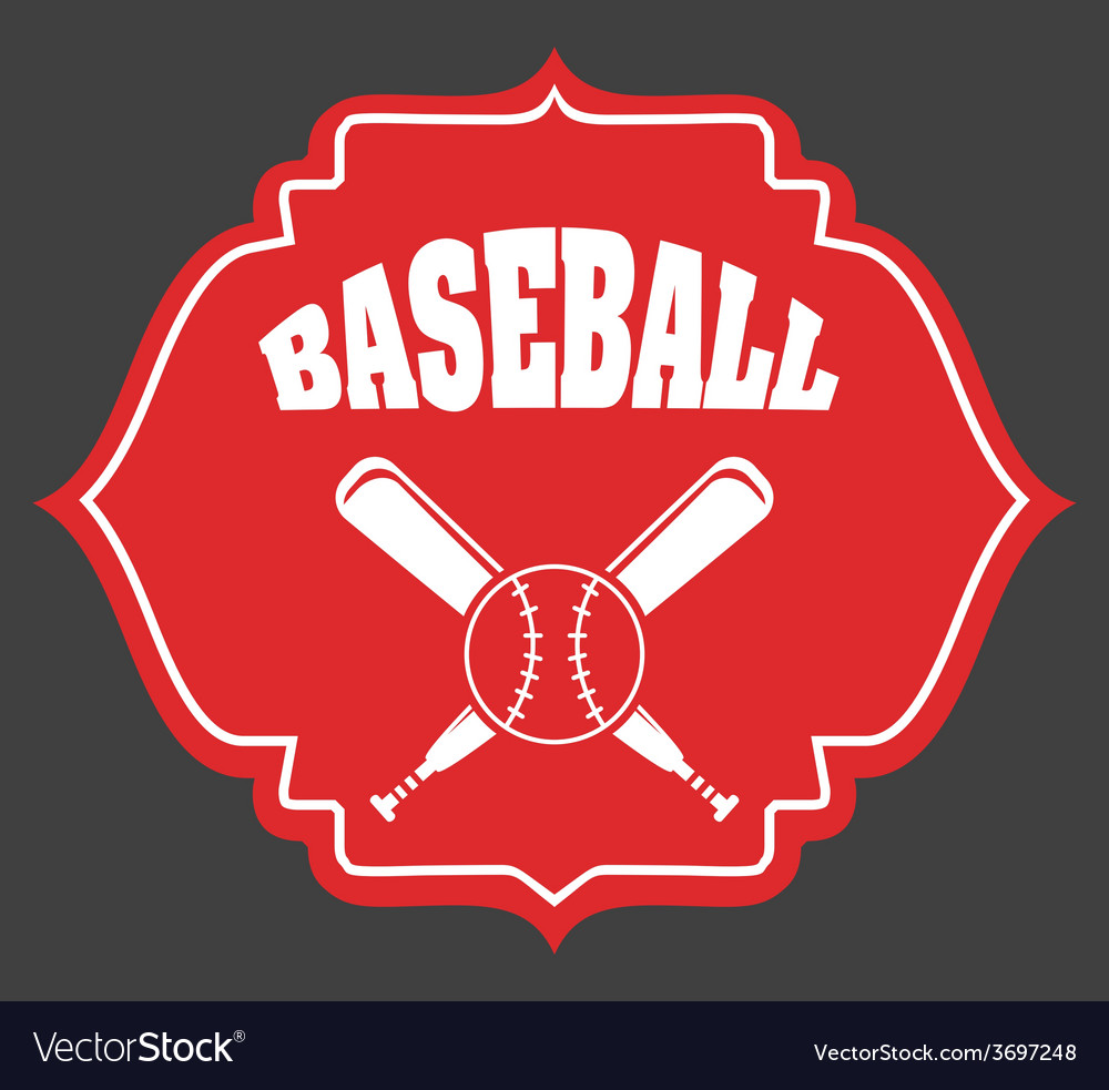 Baseball game Royalty Free Vector Image - VectorStock