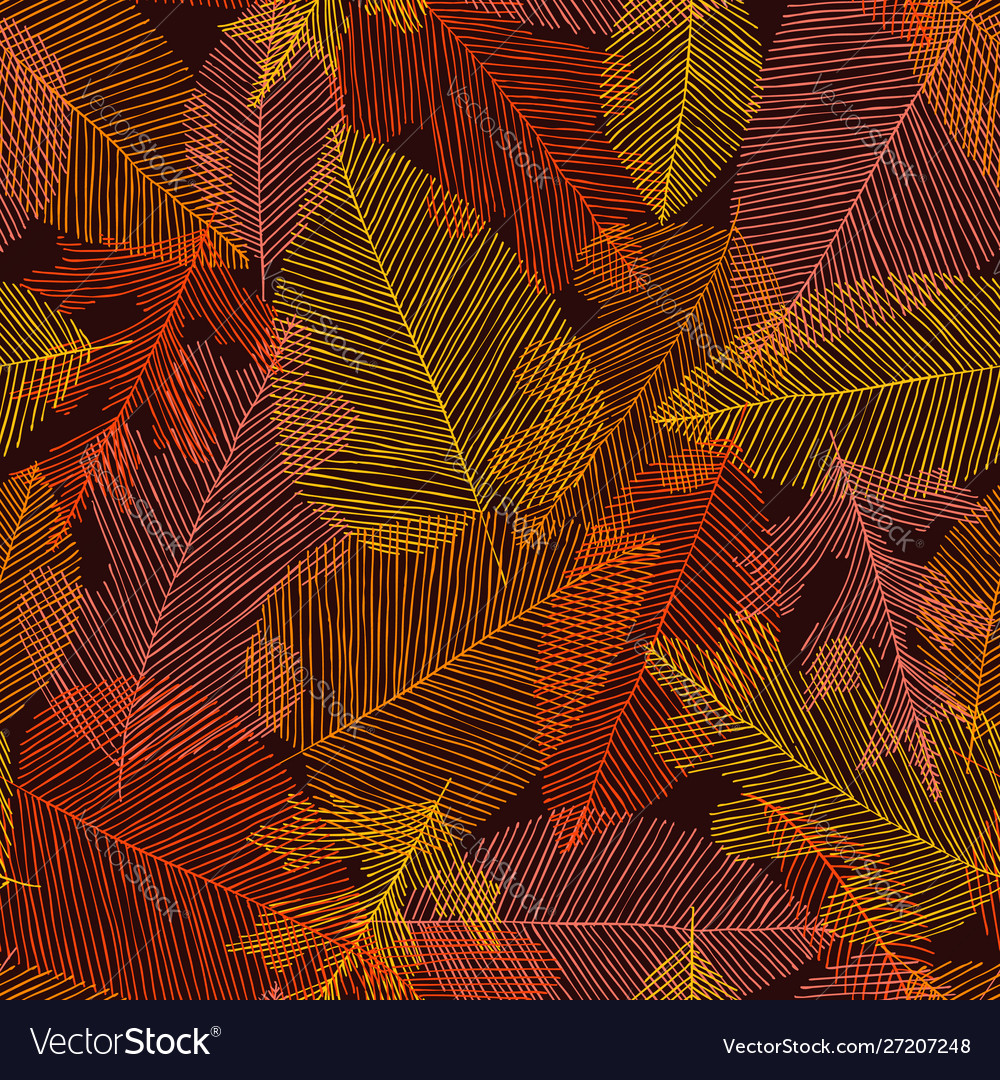 Beautiful seamless doodle pattern with vintage vector image Beautiful seamless doodle pattern with vintage