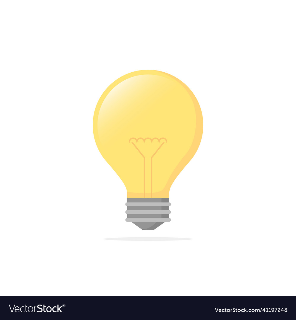 Bulb icon lightbulb isolated symbol