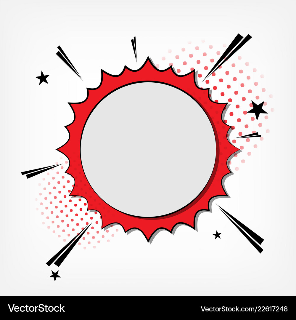 Comic speech bubble Royalty Free Vector Image - VectorStock