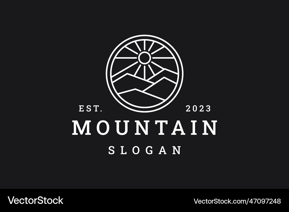 Mountain Royalty Free Vector Image - VectorStock