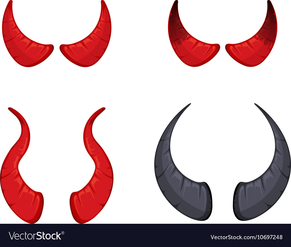 doodle devil horns