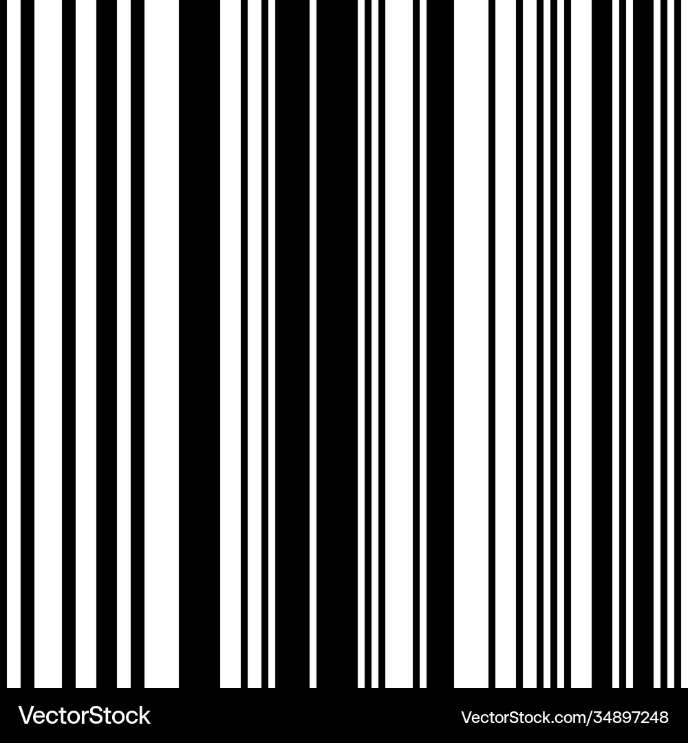 Seamless pattern with vertical black lines Vector Image