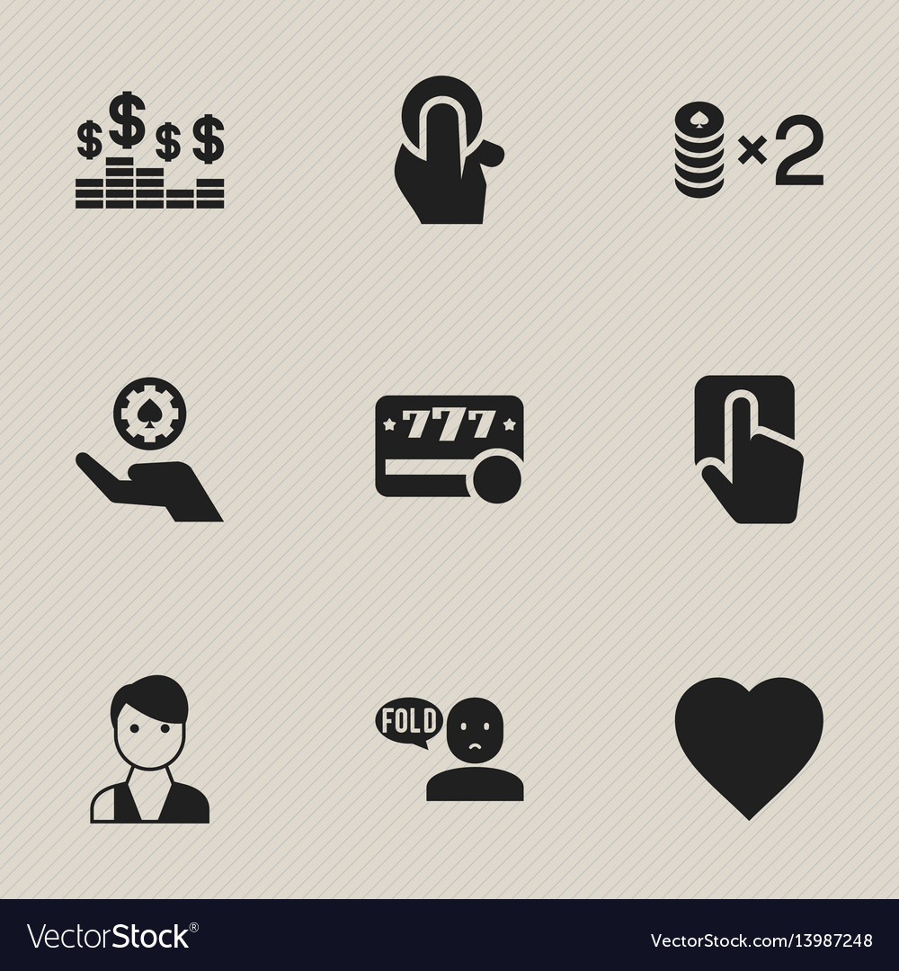 Set of 9 editable excitement icons includes