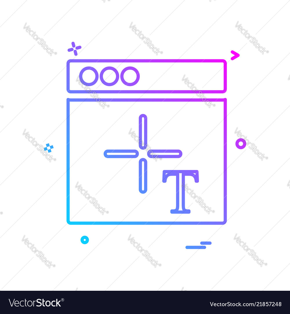 Web layouts icon design