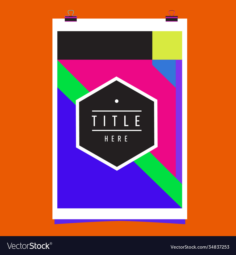 Abstract colorful geometric pattern background