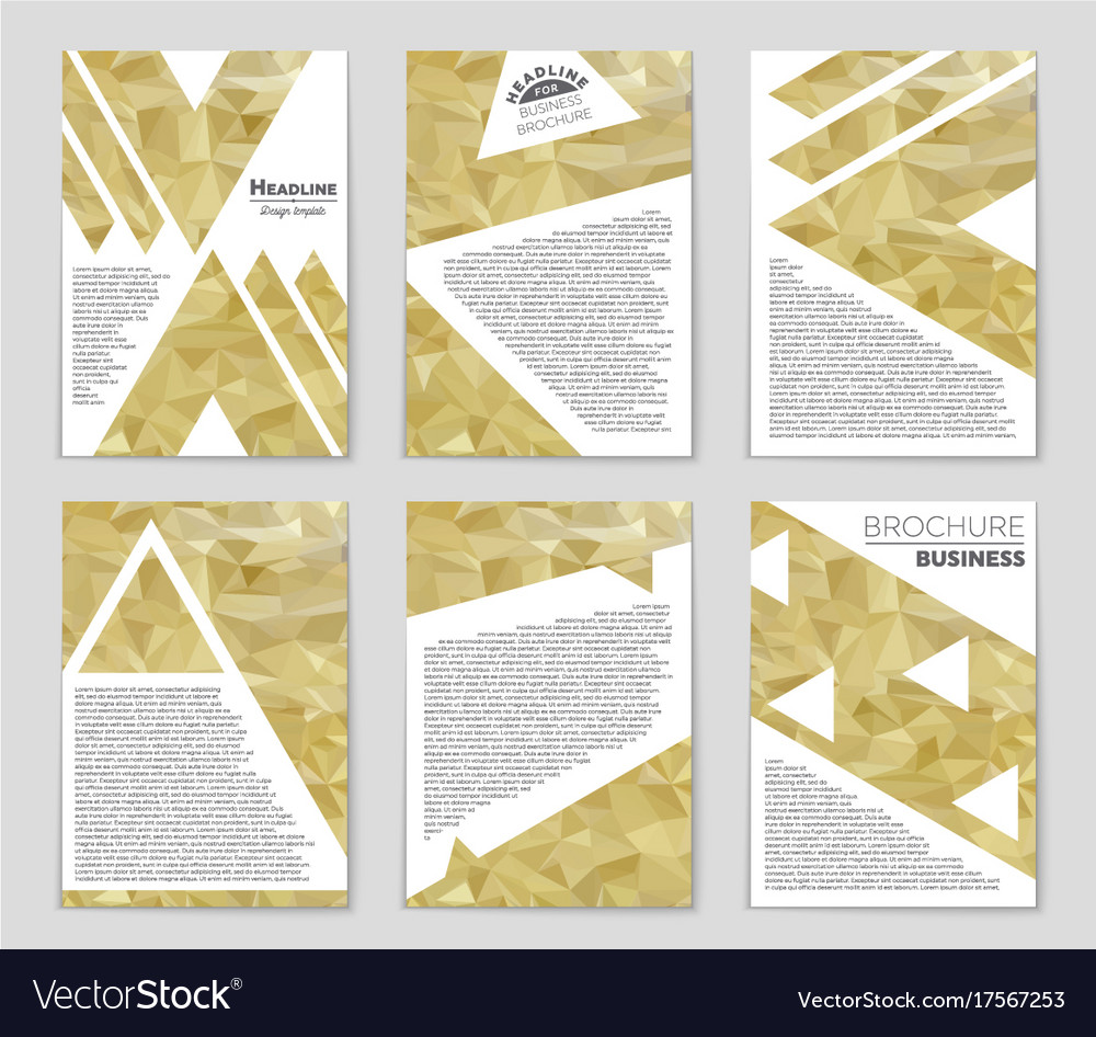 Abstract layout background set for art