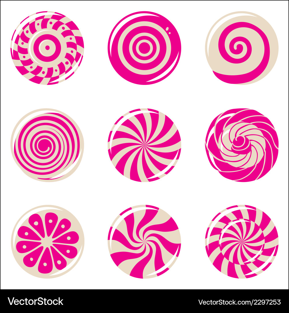 Lollipops Royalty Free Vector Image - VectorStock