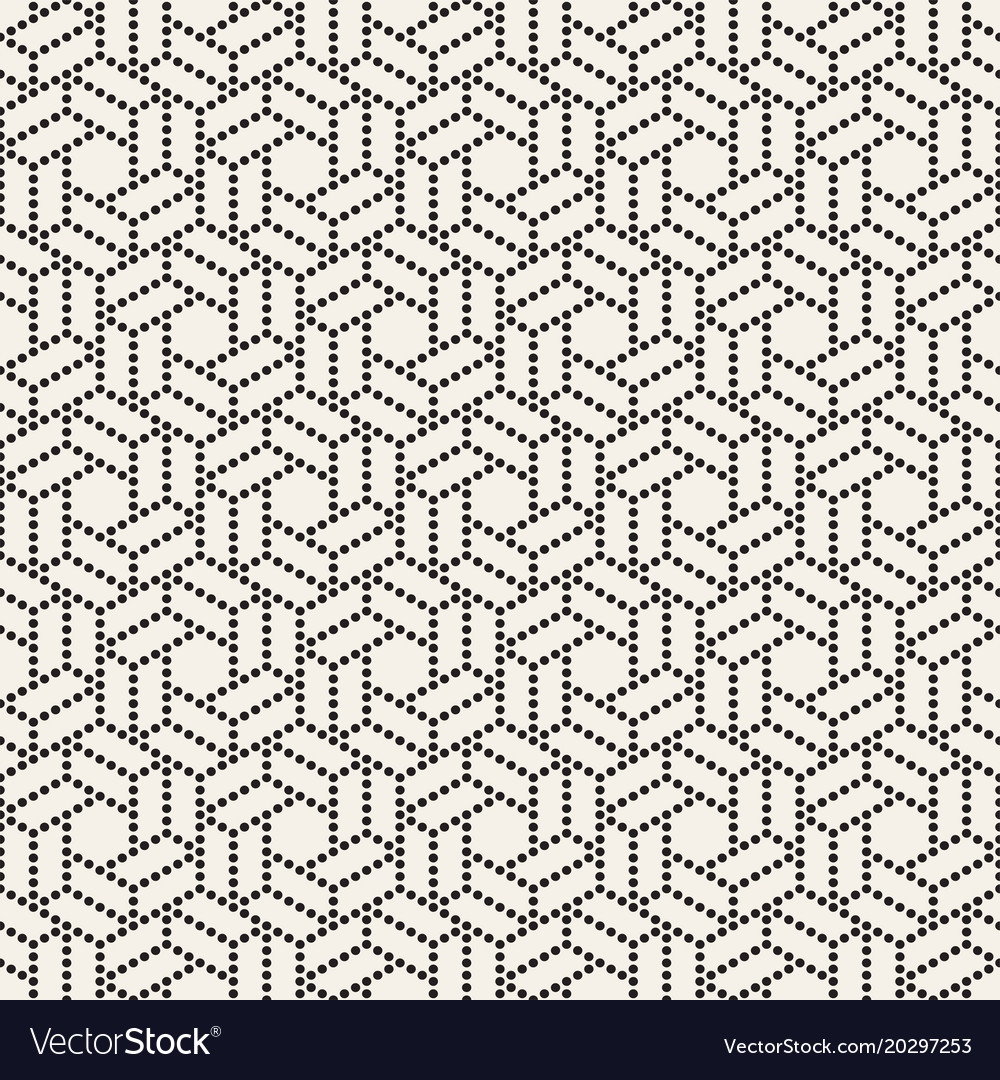 Modern Geometric Hexagonal Pattern