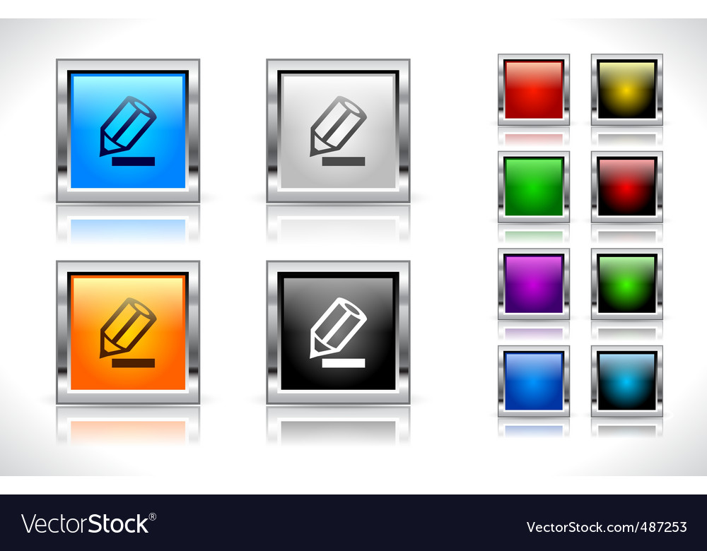 Modern Website Button Icons