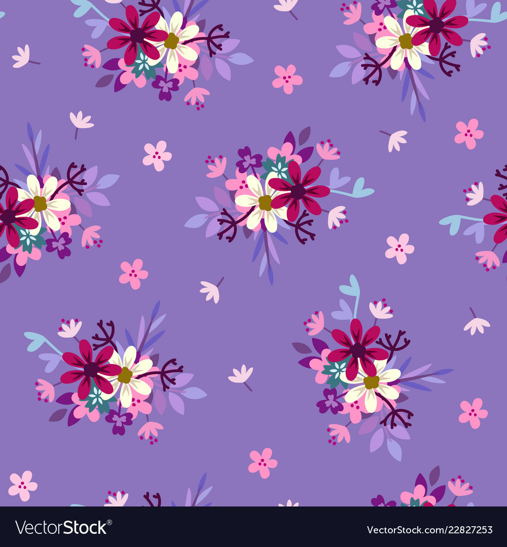 Seamless pattern with of rosettes