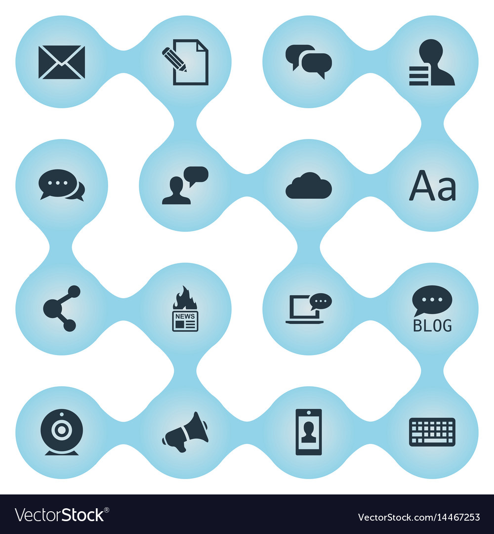 Set of simple user icons