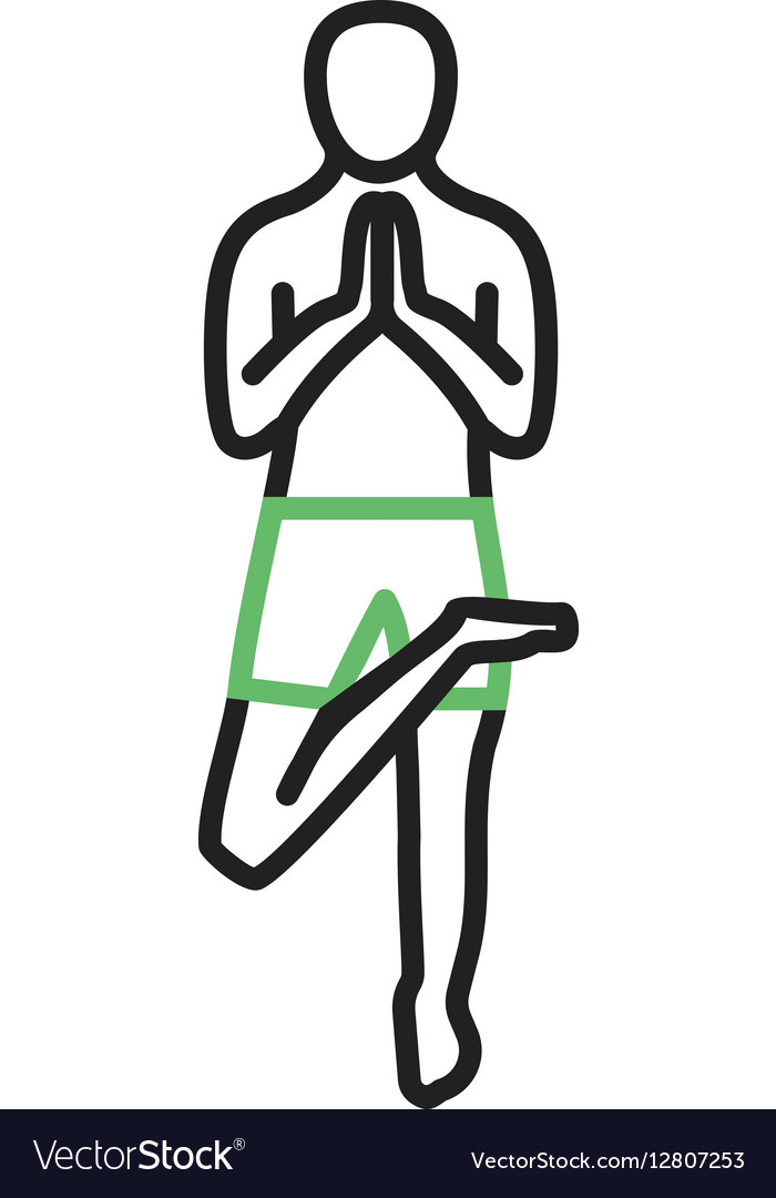 Tree pose right