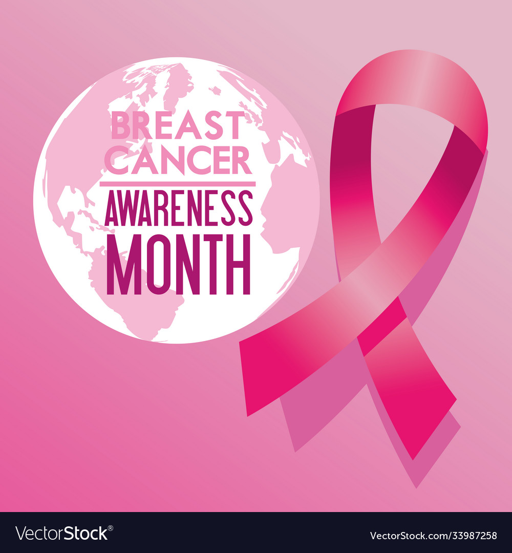 Breast cancer awareness month campaign poster