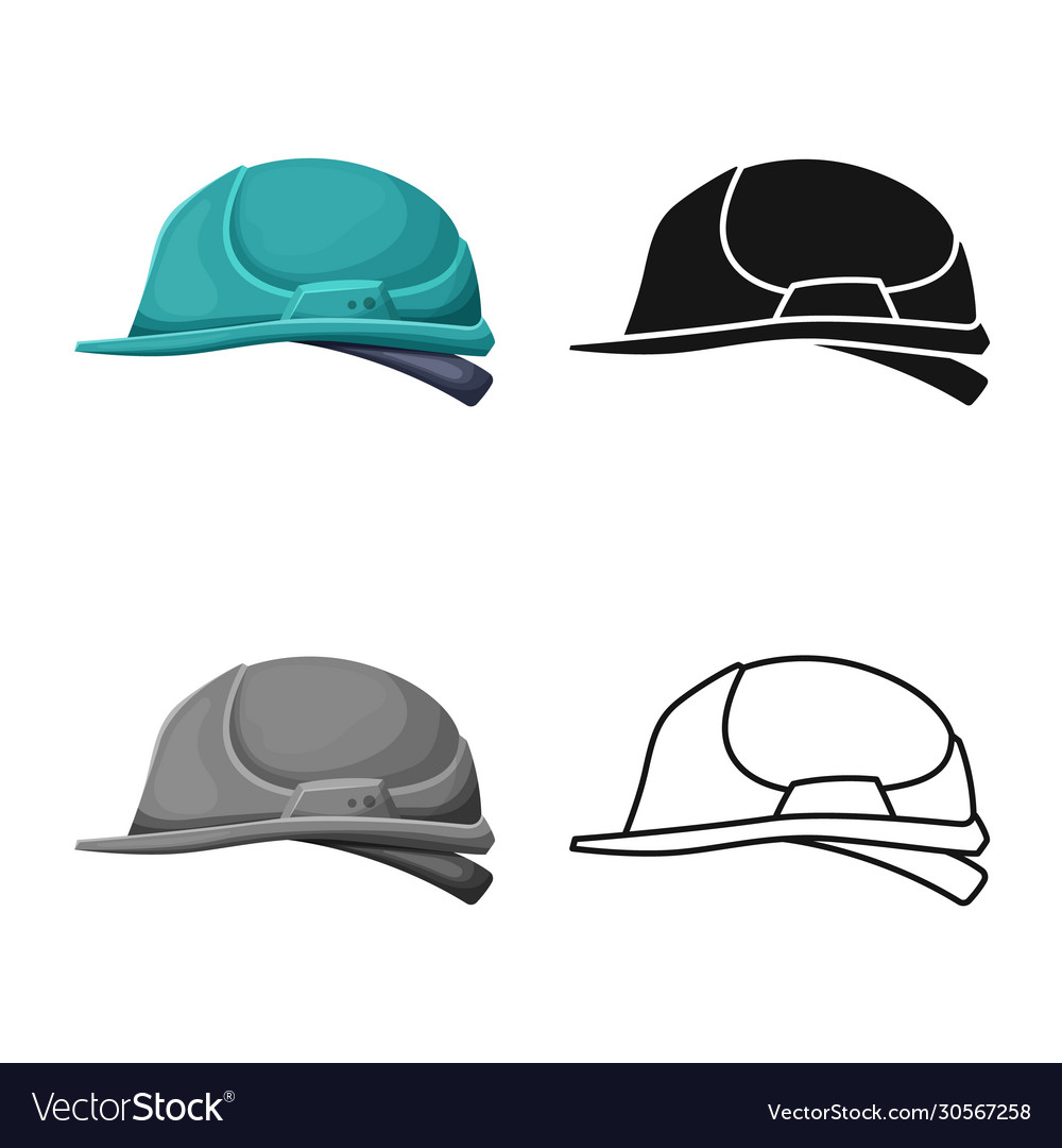 Isolated object helmet and hat icon web