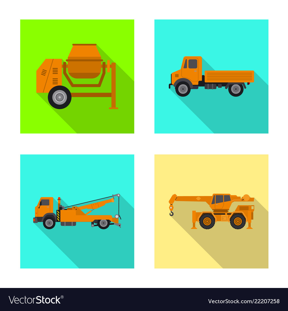 Isolated object of build and construction sign vector image Isolated object of build and construction sign