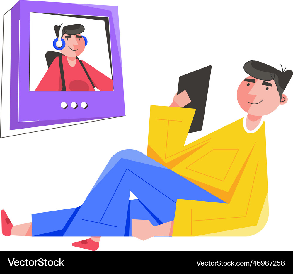 Video call Royalty Free Vector Image - VectorStock