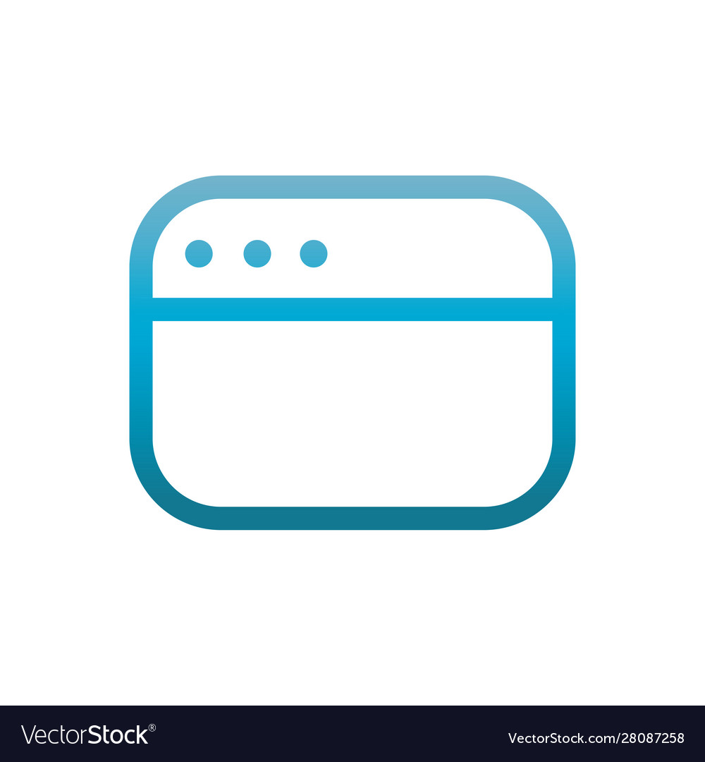 Website user interface blue gradient