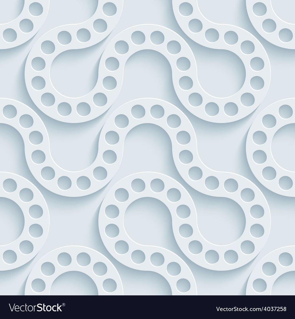 white perforated paper royalty free vector image
