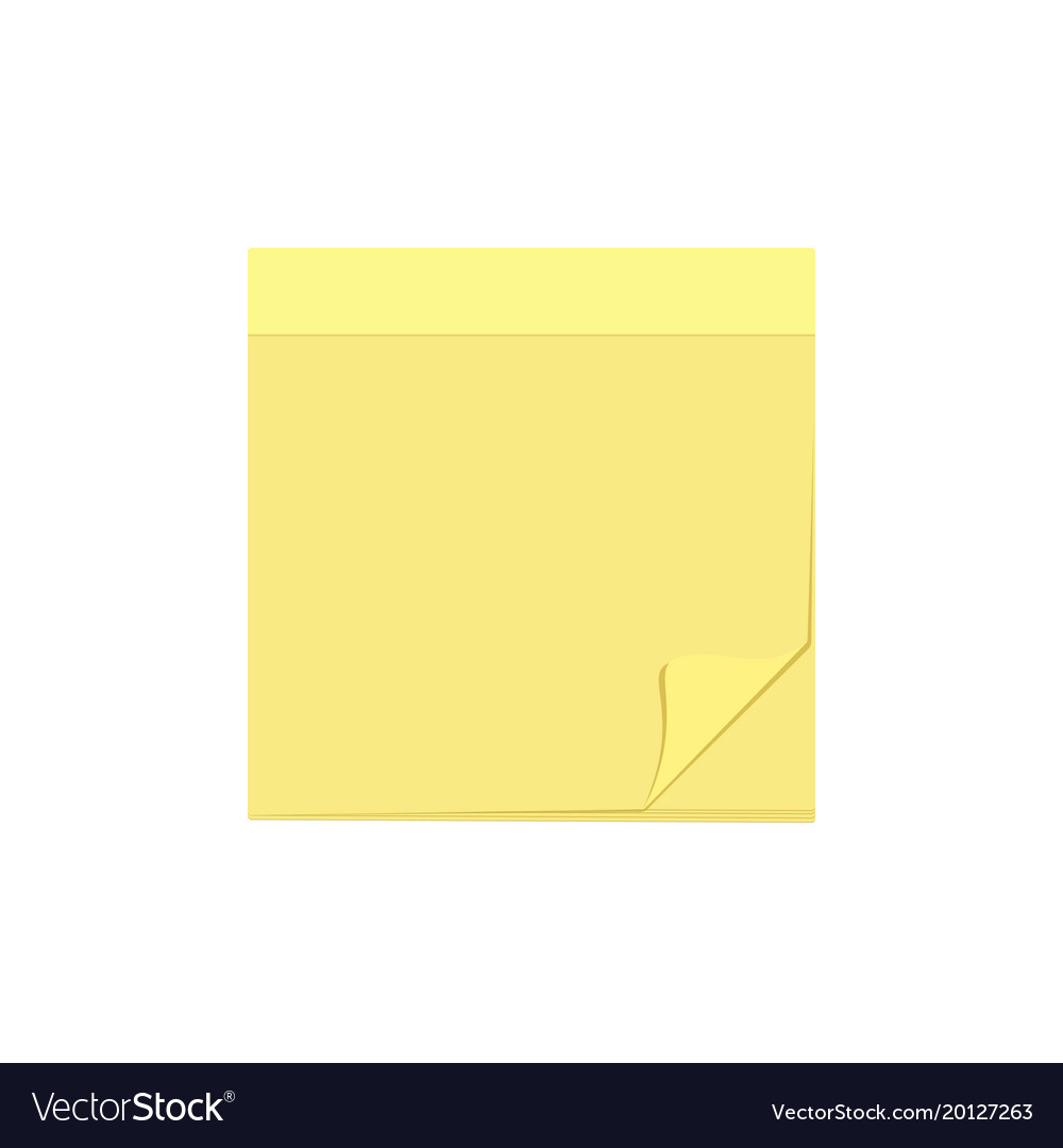 blank comment message note paper sheet task icon vector image