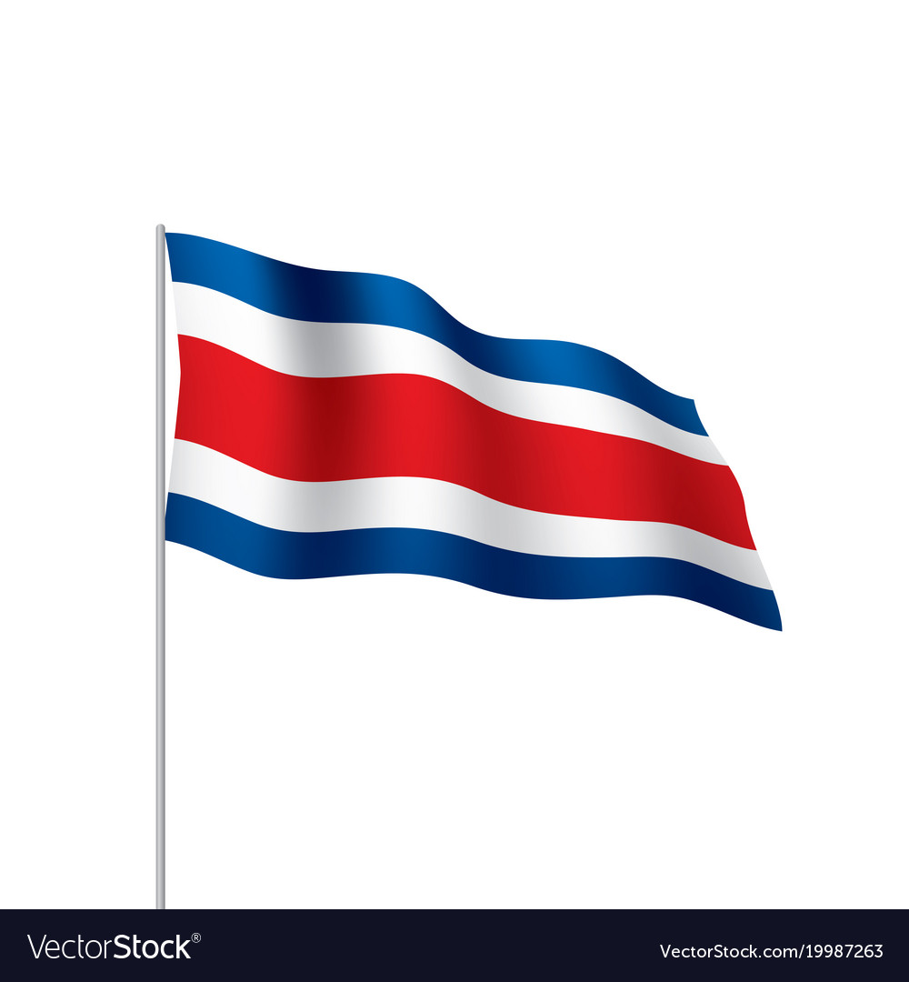 costa rica flag royalty