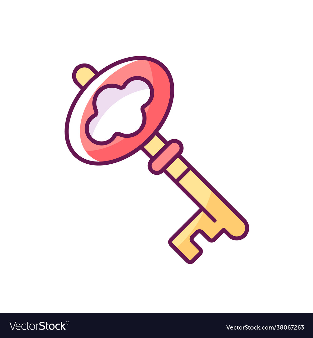 Key rgb color icon Royalty Free Vector Image - VectorStock