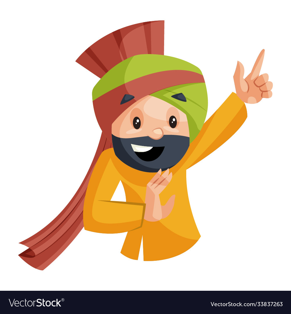 Punjabi man Royalty Free Vector Image - VectorStock Punjabi man Royalty Free Vector Image - VectorStock