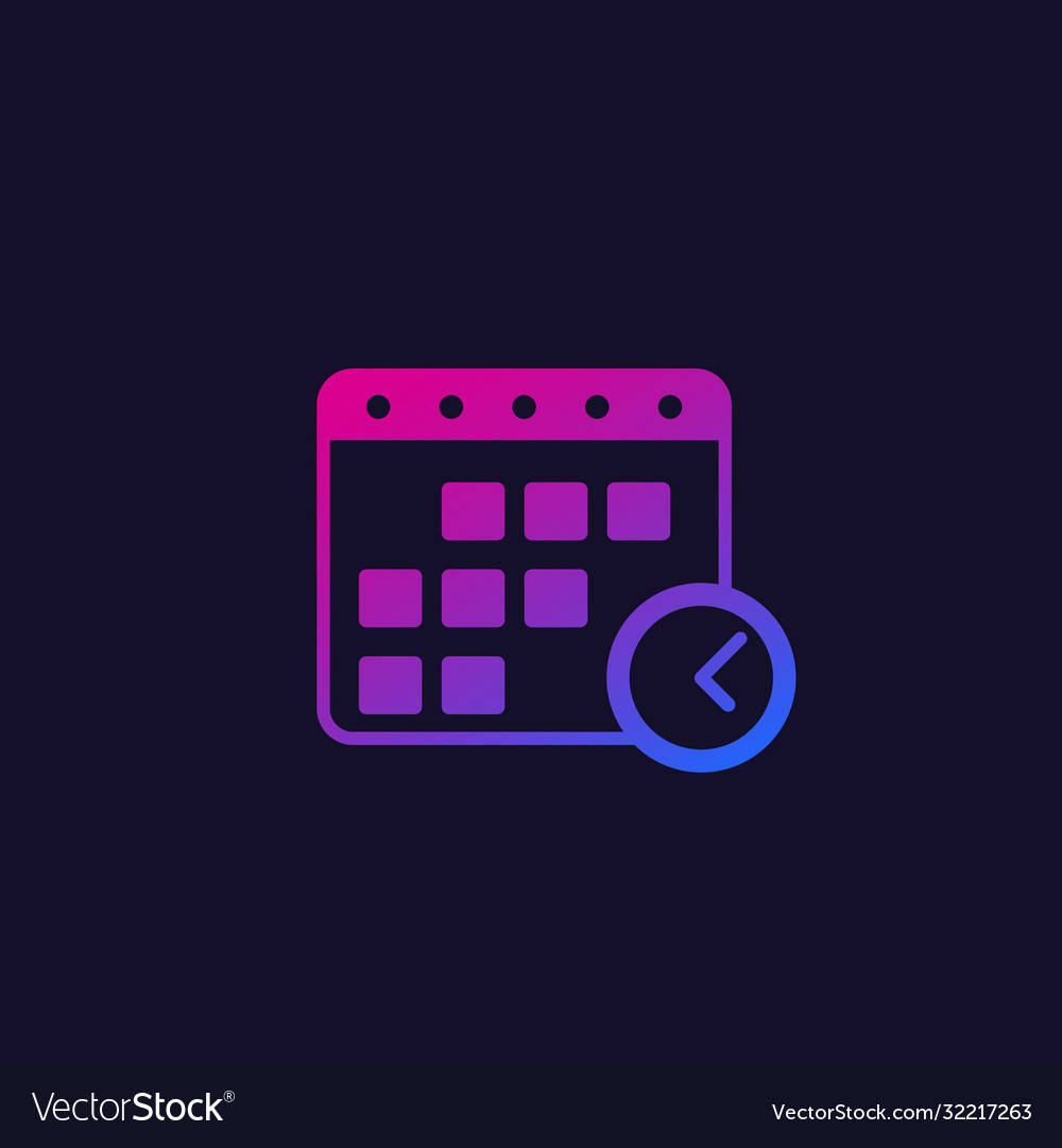 Reservation icon with gradient