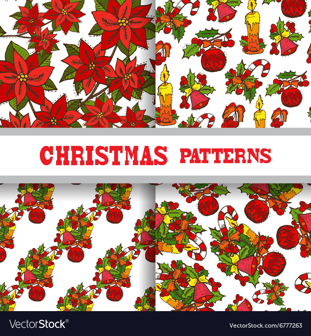 Seamless patterns set