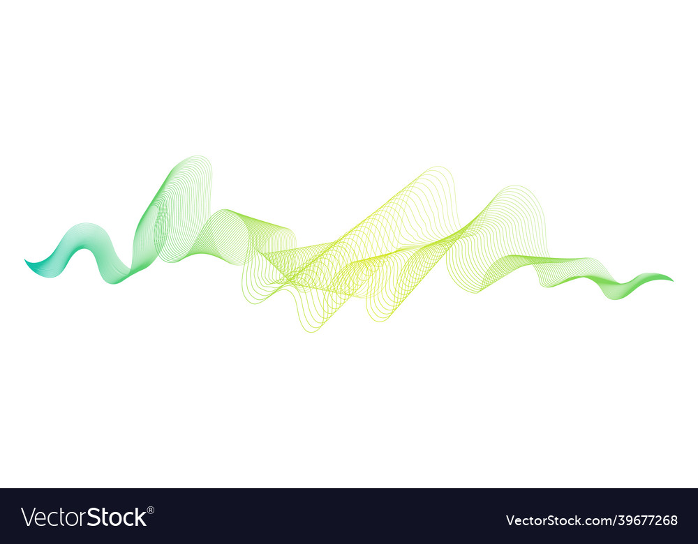 Abstract backdrop with wave gradient lines vector image Abstract backdrop with wave gradient lines