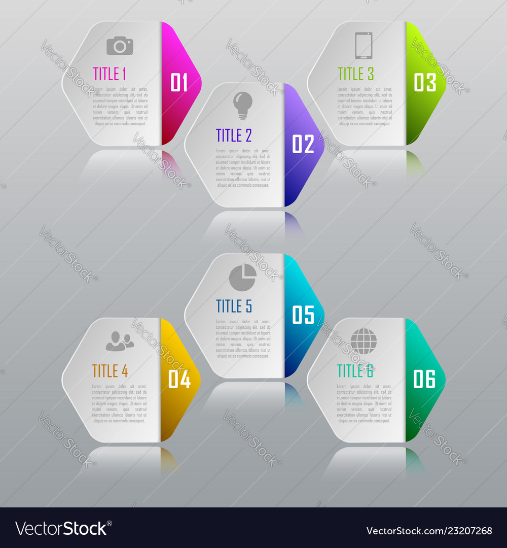 Abstract infographic template for chart diagram