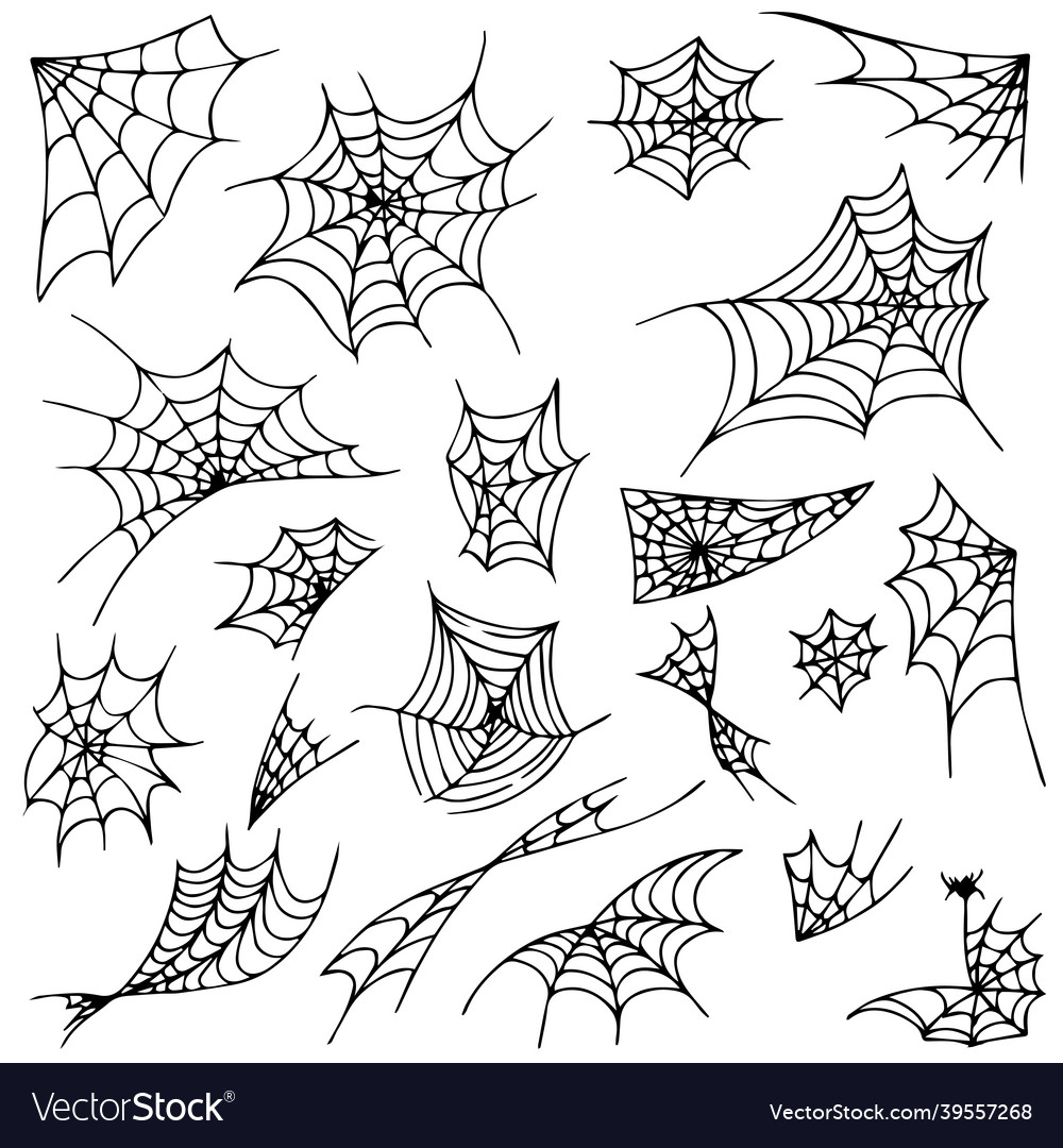 Build a spider web element for the holiday