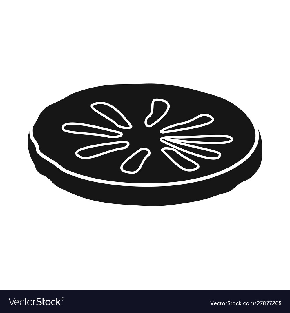 Design cucumber and slice icon graphic