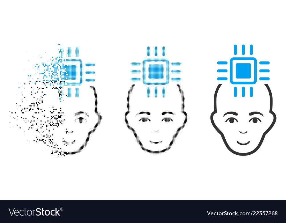 Dissipated dotted halftone neural computer