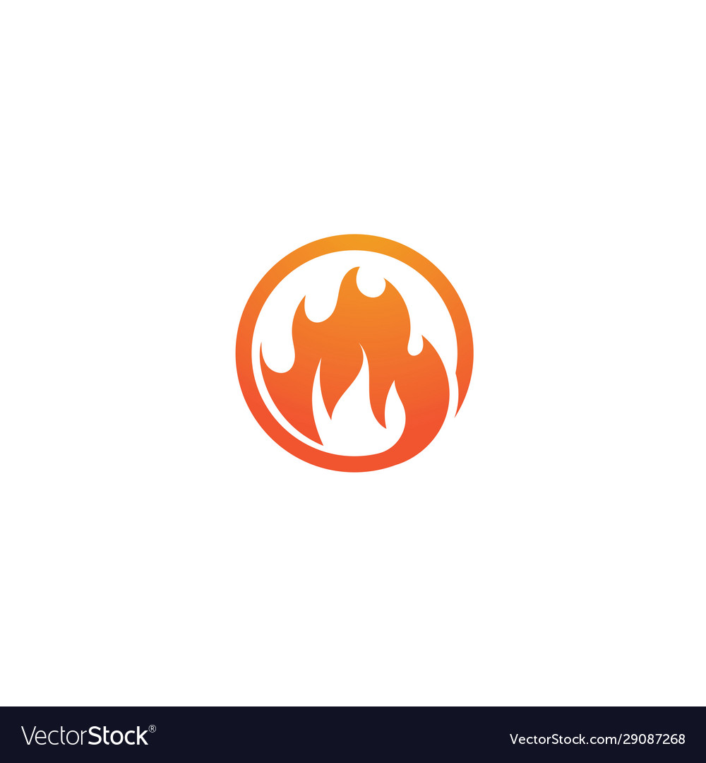 Fire flame design Royalty Free Vector Image - VectorStock