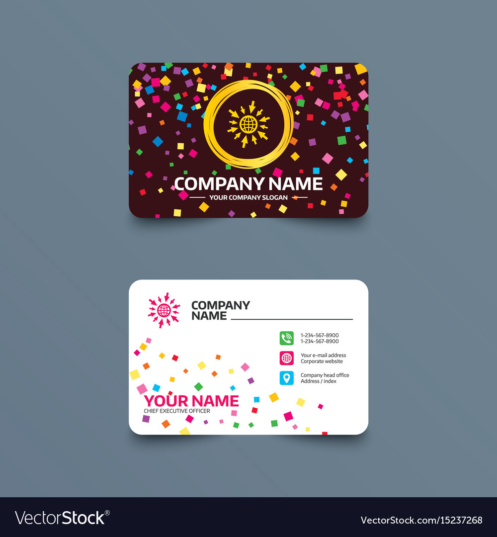 Go to web icon globe with mouse cursors