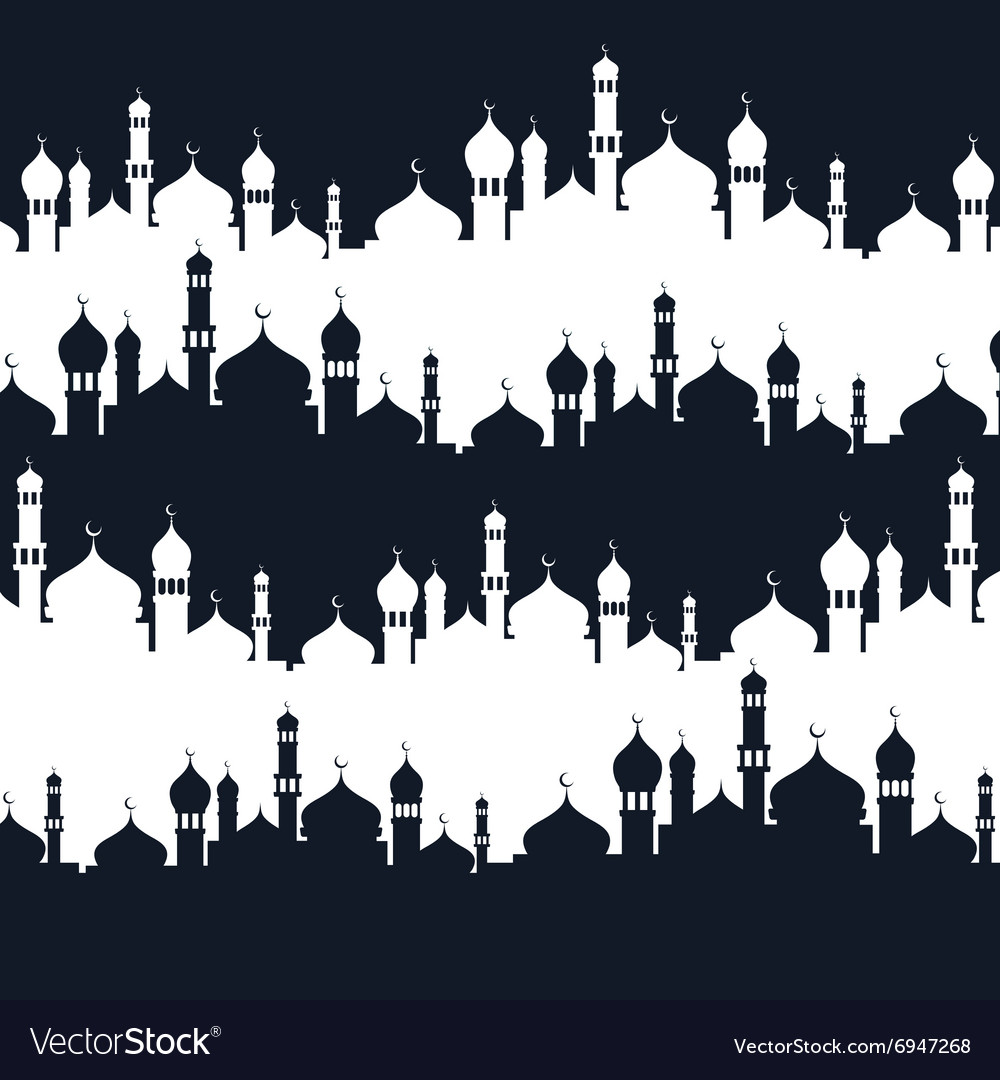 Happy islam mubarak Royalty Free Vector Image - VectorStock