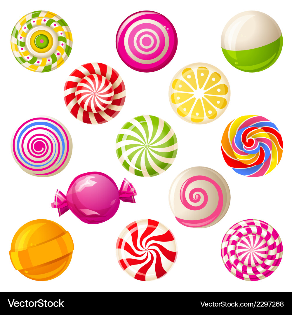 Lollipops Royalty Free Vector Image - VectorStock