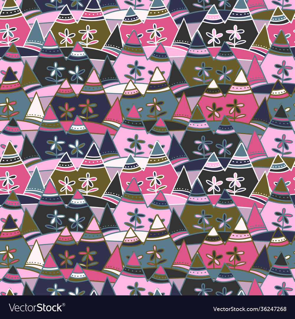 Seamless decorative pattern Vector Image Seamless decorative pattern